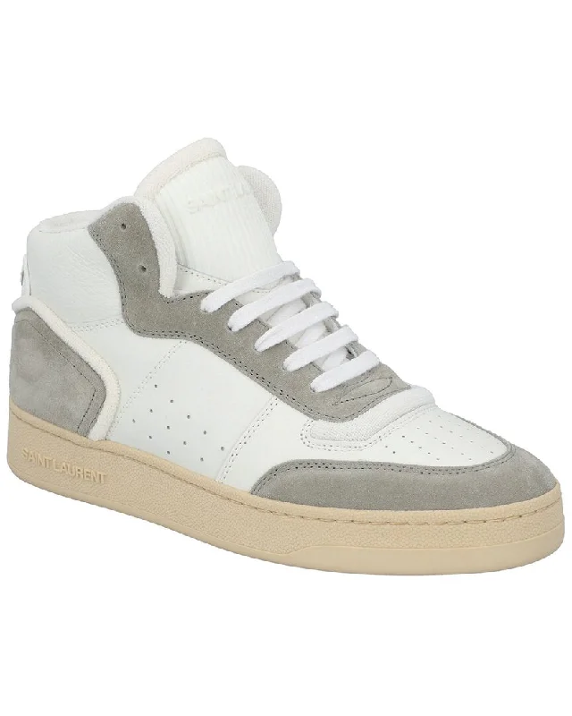 Men's Soft Boots Saint Laurent Leather Sneaker