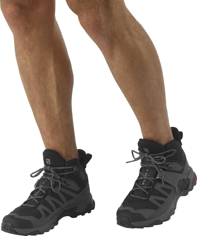 Men's Slip-Resistant Shoes X Ultra 4 GORE-TEX Mid-Cut Hiking Shoes [Wide] - Men's|-|Souliers de randonnée mi-hautes X Ultra 4 GORE-TEX [Large] - Homme