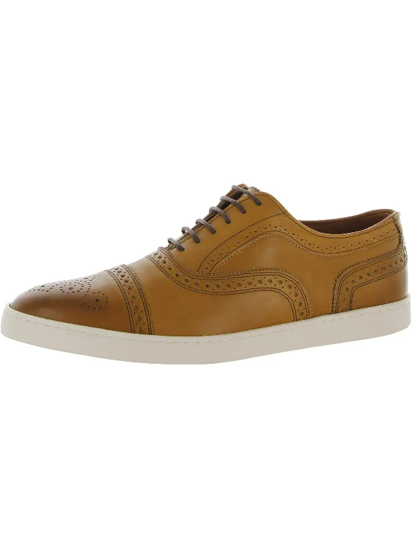 Men's Flexible Sole Boots Strand Mens Leather Oxford Athletic and Training Shoes