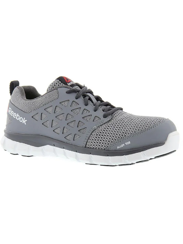 Men's Breathable Shoes Sublite Cushion Mens Alloy toe Lace-up Work and Safety Shoes