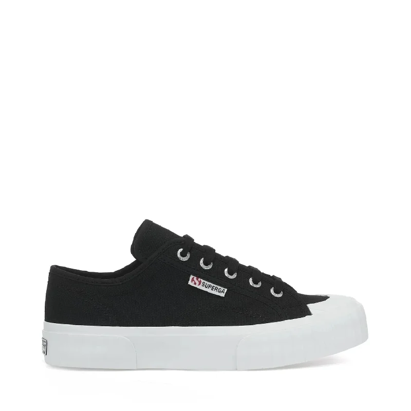 Men's Casual Shoes Superga 2630 Stripe Black/White  S00GRT0-F83 Men's