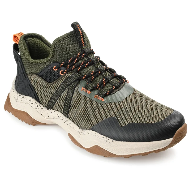 Men's Elegant Boots Territory Sidewinder Waterproof Knit Trail Sneaker