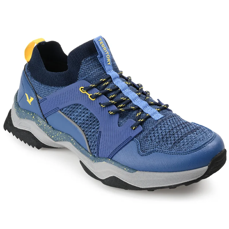 Clearance Sale On Men's Shoes Territory Yosemite Waterproof Knit Trail Sneaker