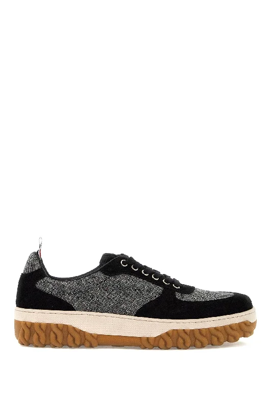 Men's Eco-Friendly Shoes Thom Browne Tweed Letterman Sne