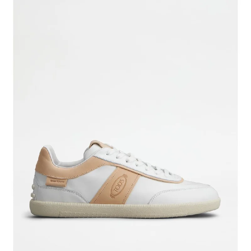 Limited-Time Shoe Discounts On Top Brands Tod's Tabs Sneakers in Leather