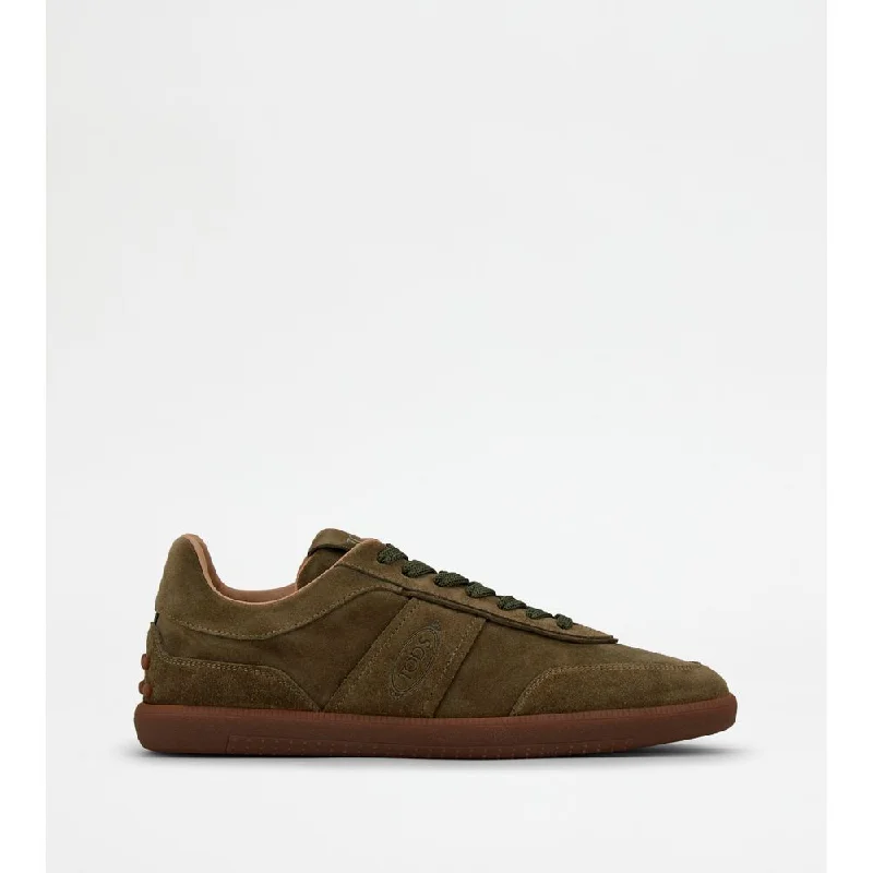 Men's Minimalist Boots Tod's Tabs Sneakers in Suede