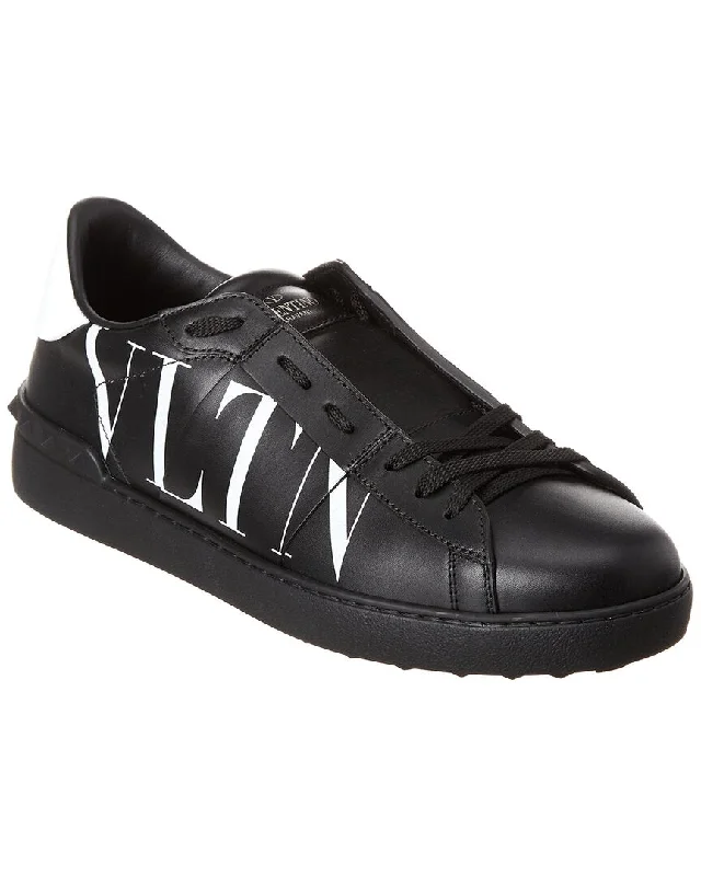 Men's Classic Shoes Valentino VLTN Leather Open Sneaker