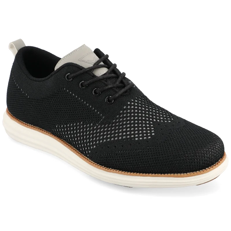 All-Season Boots For Men Vance Co. Men's Ezra Wide Width Knit Dress Shoe