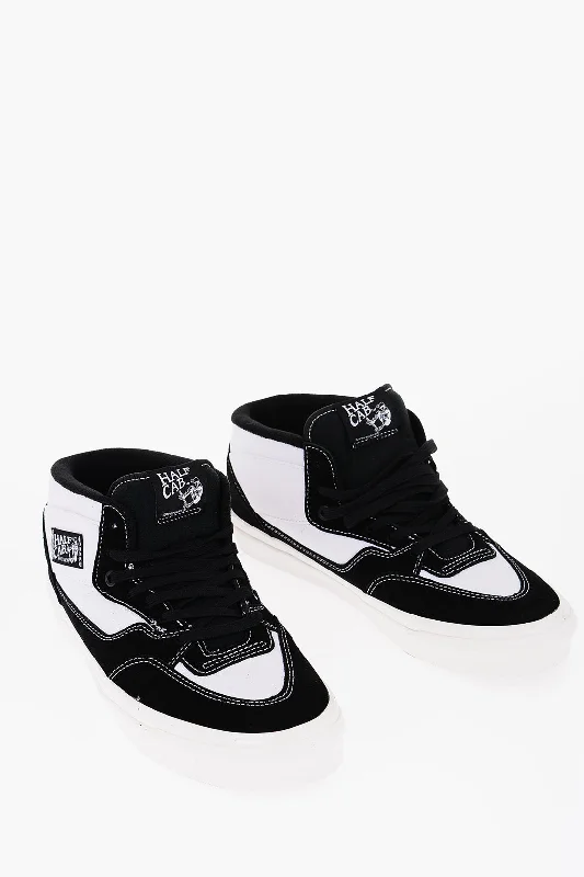 Men's Shock-Resistant Boots Vans Two-Tone Half Cab 33 High-Top Sneakers With Suede Details