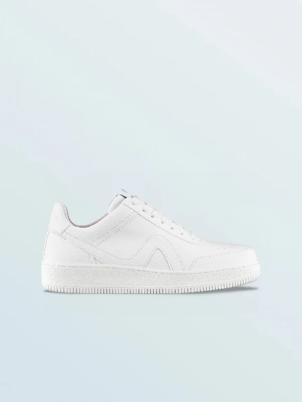 Limited Stock On Premium Leather Shoes Vegan 02 in Triple White