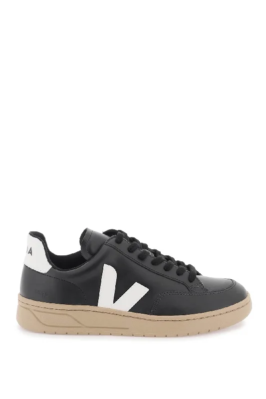 Men's Slip-Resistant Shoes Veja Leather V-12 Sneakers